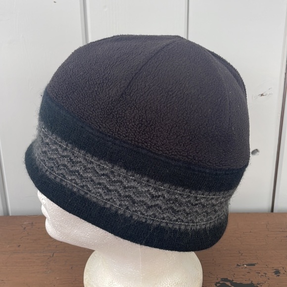 Columbia Unisex Winter Hat Beanie Tuque Black Gray One Size - Picture 4 of 7